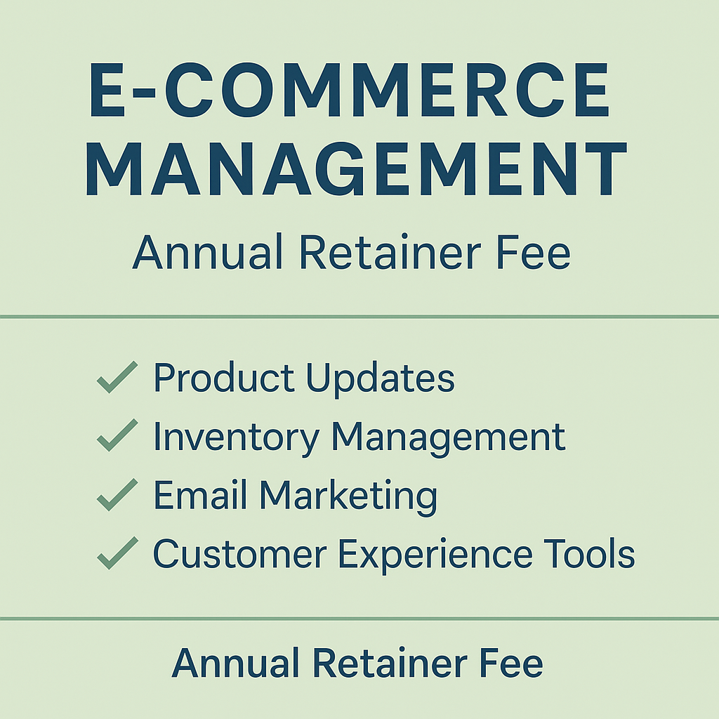 E-commerce Management (Retainer Fee)