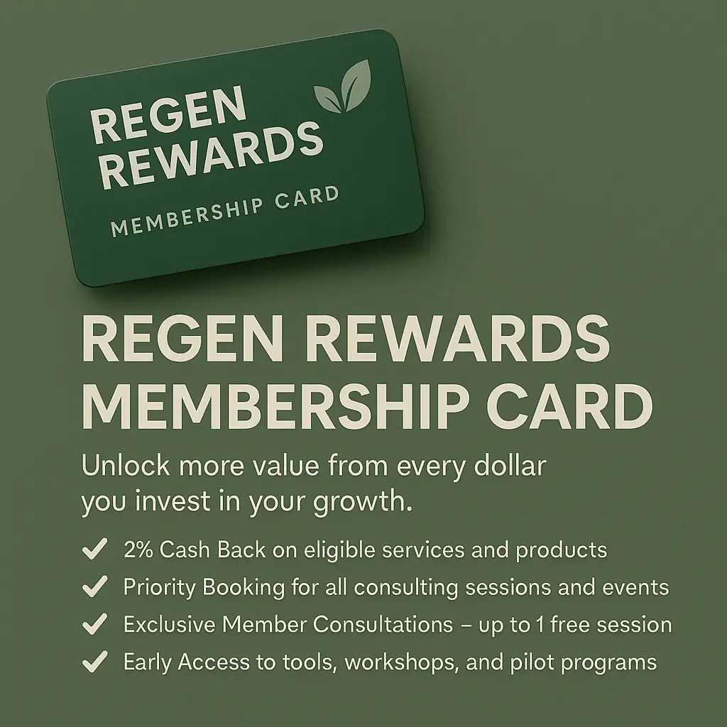Regen Rewards Membership Card  