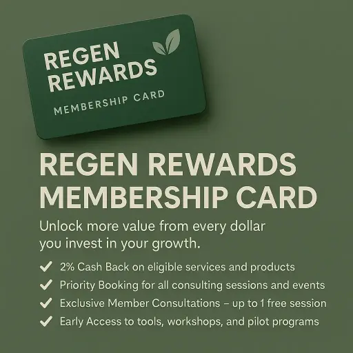 Regen Rewards Membership Card  